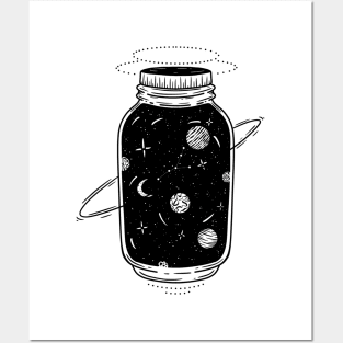 Jar of Space Posters and Art